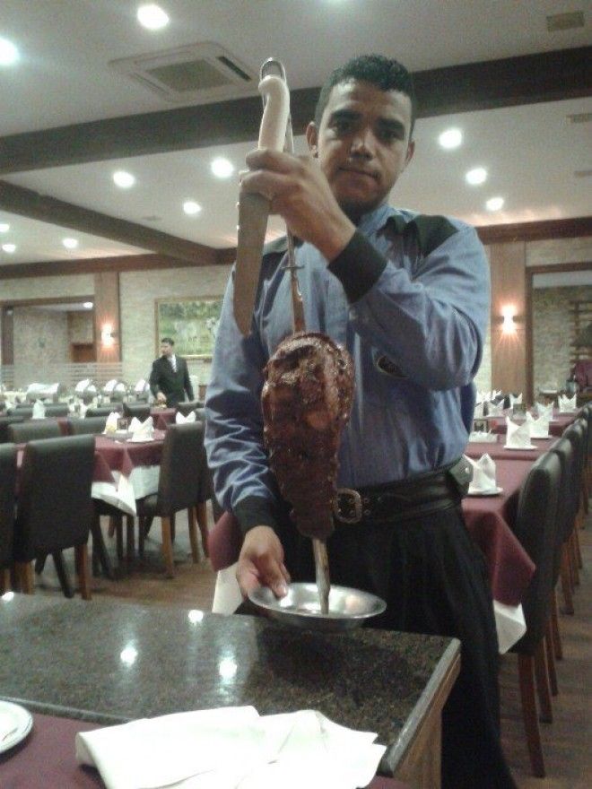 Чураско мясо приготовленное на вертеле