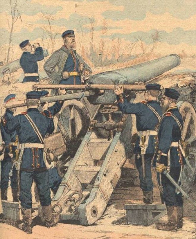 Немецкая артиллерия обстреливает французские позиции. | Фото: miniaturasmilitaresalfonscanovas.blogspot.com. Немецкая артиллерия обстреливает французские позиции Фото miniaturasmilitaresalfonscanovasblogspotcom