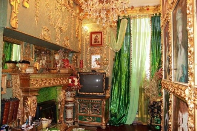 квартира отделанная золотом
