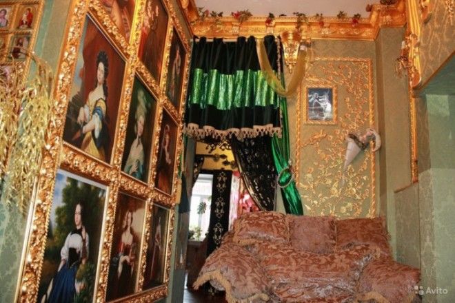 квартира отделанная золотом