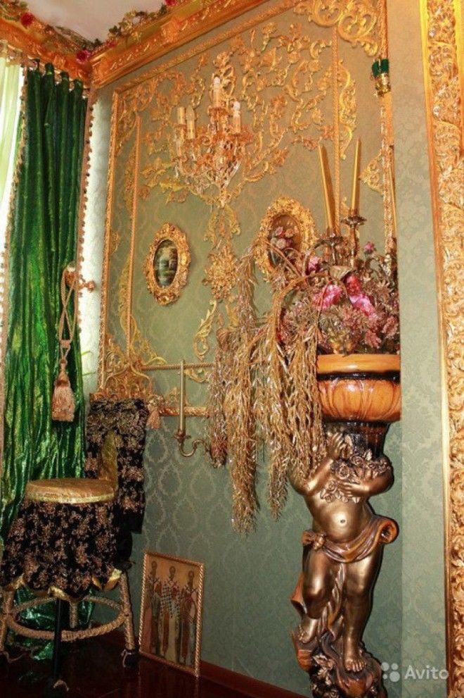 квартира отделанная золотом