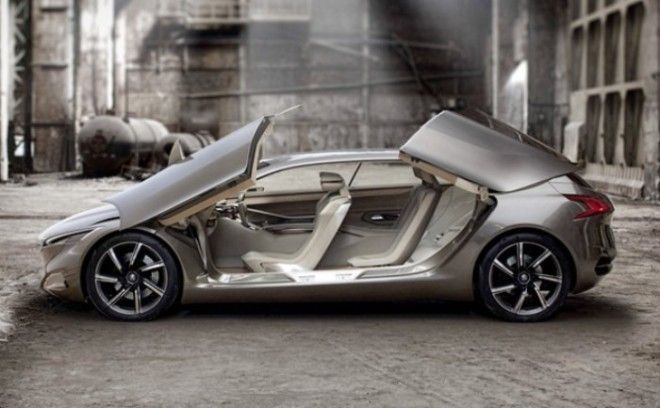 Интересная концепция Peugeot HX1 с красивыми дисками