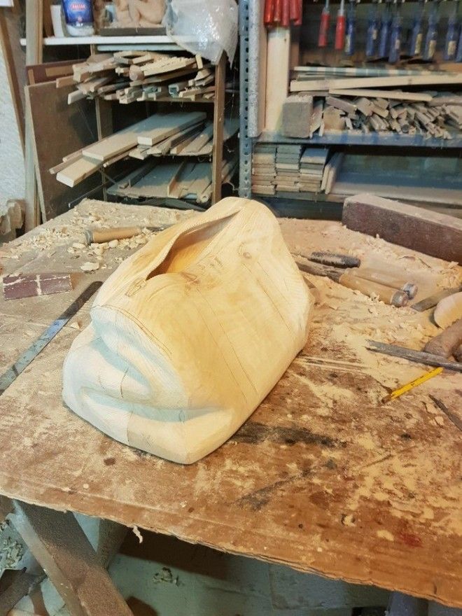 SДаже этот обычный кусок дерева можно превратить в произведение искусства