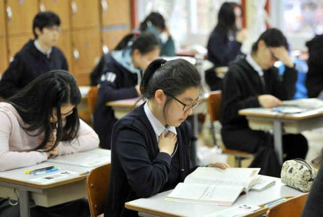 Школьные будни в Южной Корее