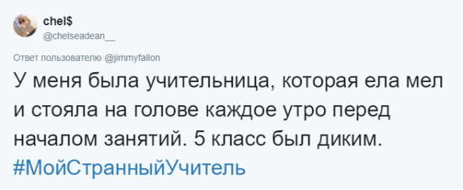 SИстории об учителях чьи странные выходки запомнились больше чем уроки