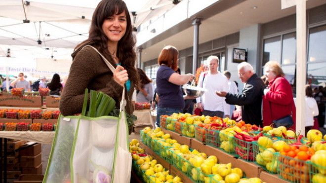 Используйте эко-сумку для продуктов. Используйте экосумку для продуктов