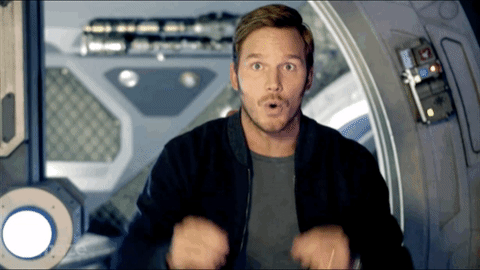 Chris Pratt Wow GIF by sahlooter