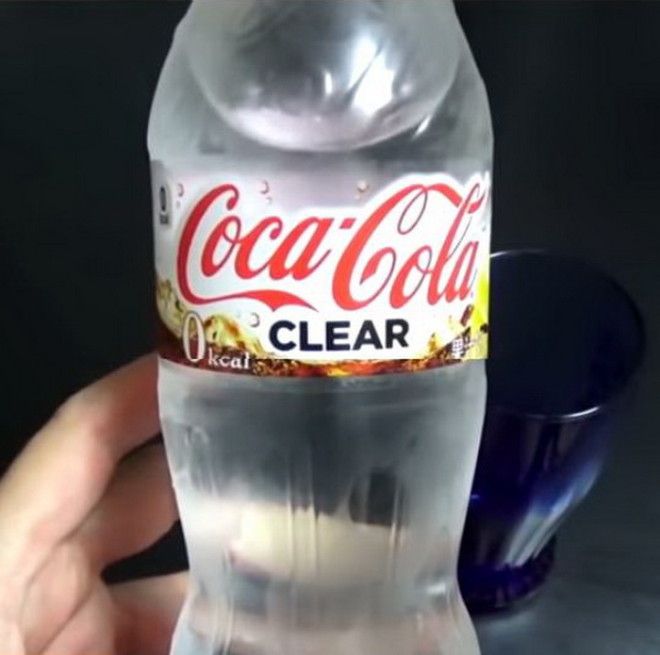 Прозрачная Coca-Cola. Прозрачная CocaCola