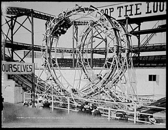 Инновация на аттракционе Томпсона КониАйленд 1903