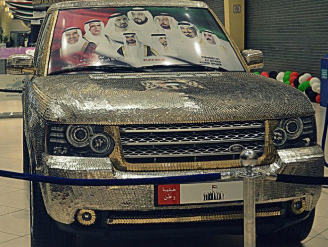 Тюнинг Range Rover монетками. Тюнинг Range Rover монетками