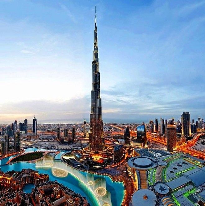 А вот фото Дубая, сделанное в 2015 году