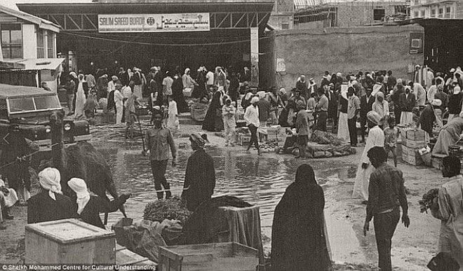 Базар в Дубае, 1960-е