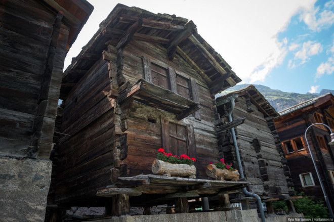 SЭта деревня в Швейцарии выглядит как райский уголок
