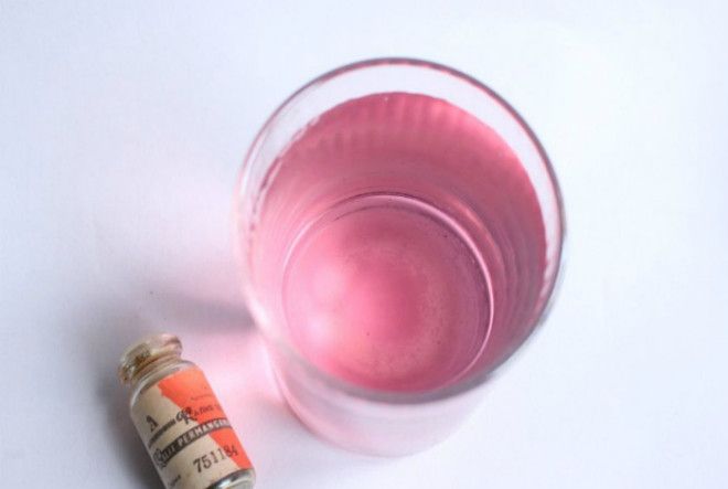 Марганцовка и полинявшее белье Фото Fermerblog