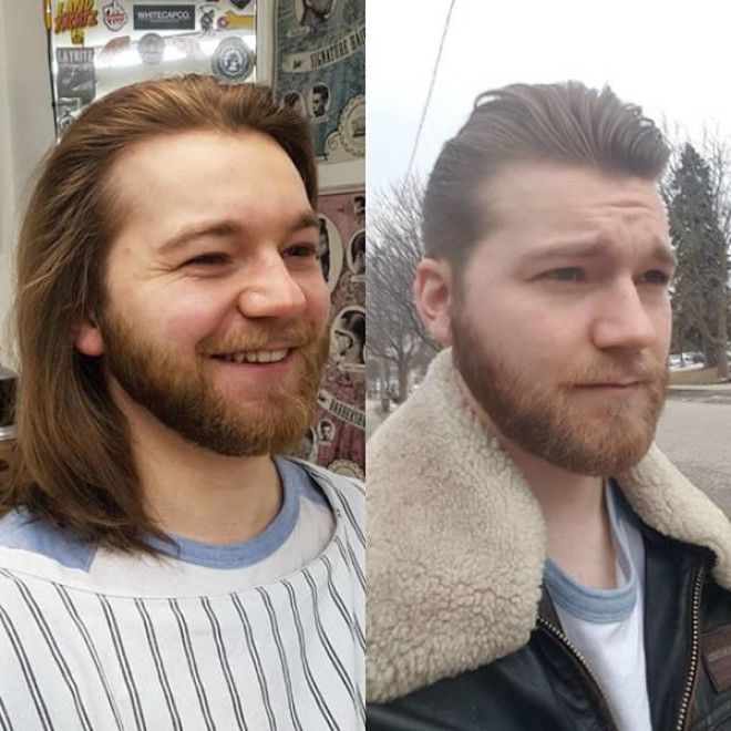 S16 парней отстригли длинные волосы и превратились в стильных красавцев