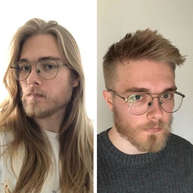 S16 парней отстригли длинные волосы и превратились в стильных красавцев