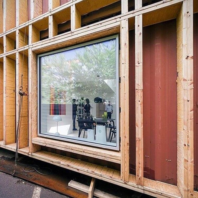 Bюди построили дом с восхитительным интерьером состоящем из 3х контейнеров