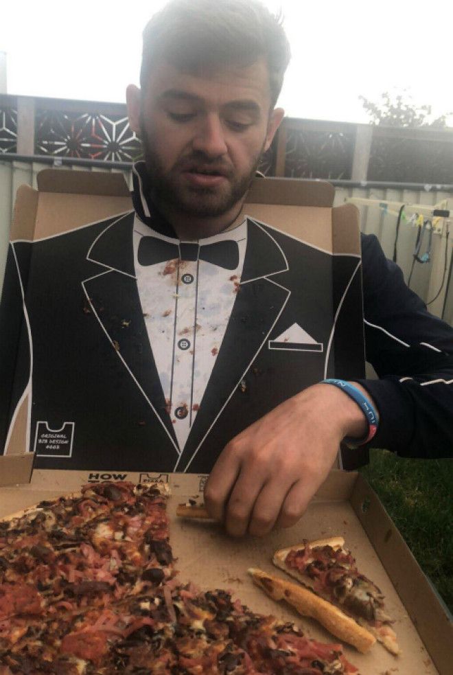 Дизайнерская коробка для пиццы Фото homadru