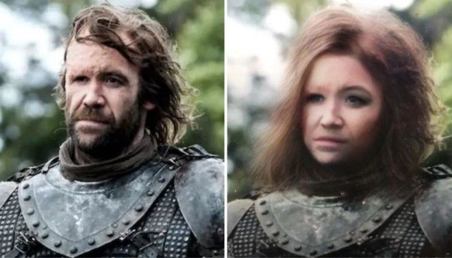 Lтот фильтр превращает женских персонажей Игры престолов в мужчин и наоборот