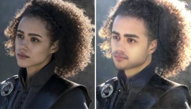 Lтот фильтр превращает женских персонажей Игры престолов в мужчин и наоборот