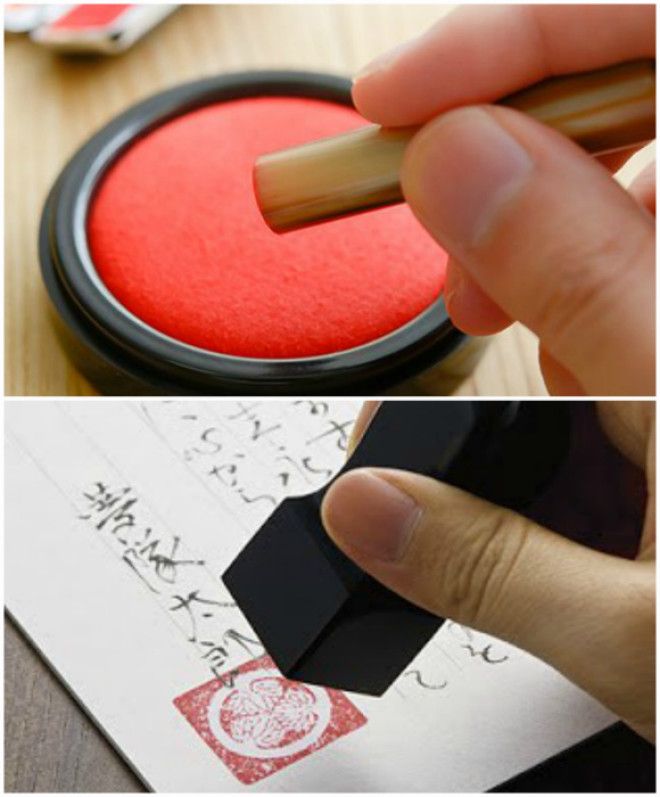 Печать вместо подписи Фото Вся Япония