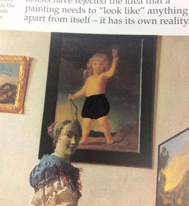 SСтудент христианского колледжа нашел смешную цензуру в книге по искусству