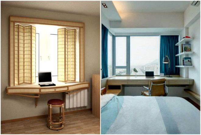 Письменный стол у окна Фото Мой интерьер Legkocom