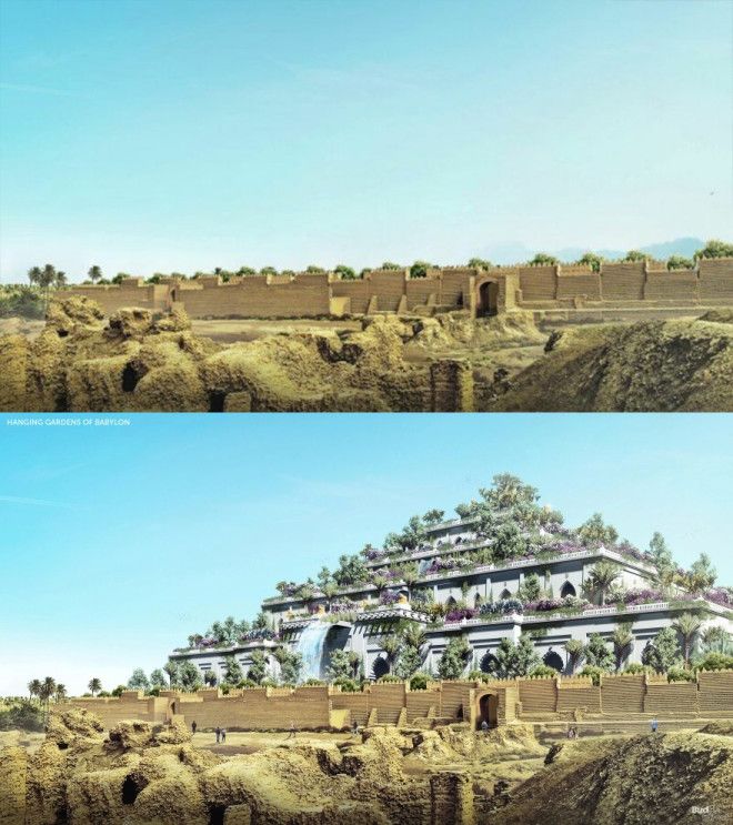 SВот как выглядели бы 7 чудес света если бы они не были разрушены