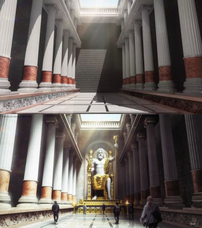 SВот как выглядели бы 7 чудес света если бы они не были разрушены