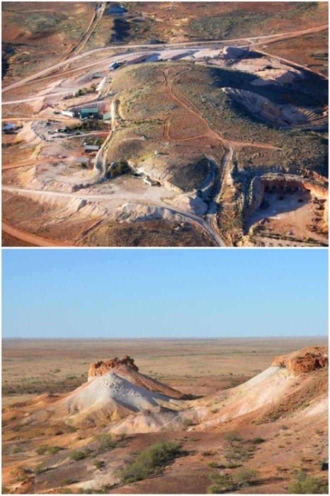 Пейзажи региона где расположен подземный город КуберПеди Австралия Фото alexkoloslivejournalcom