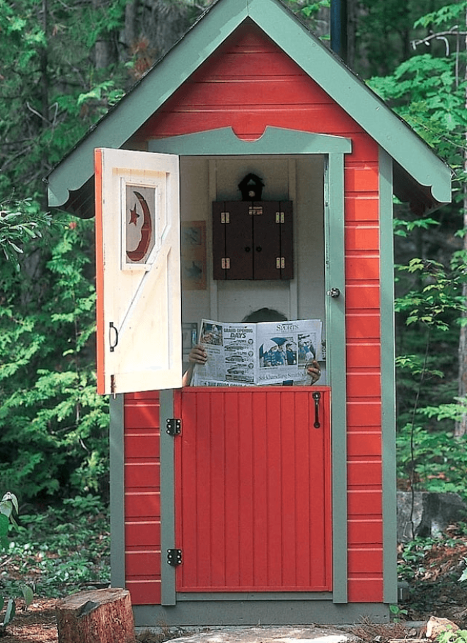 SПодборка самых креативных вариантов туалета для дачи или частного дома