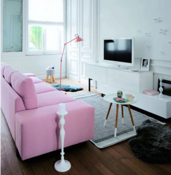Интерьер женской гостиной Фото inpinterestcom
