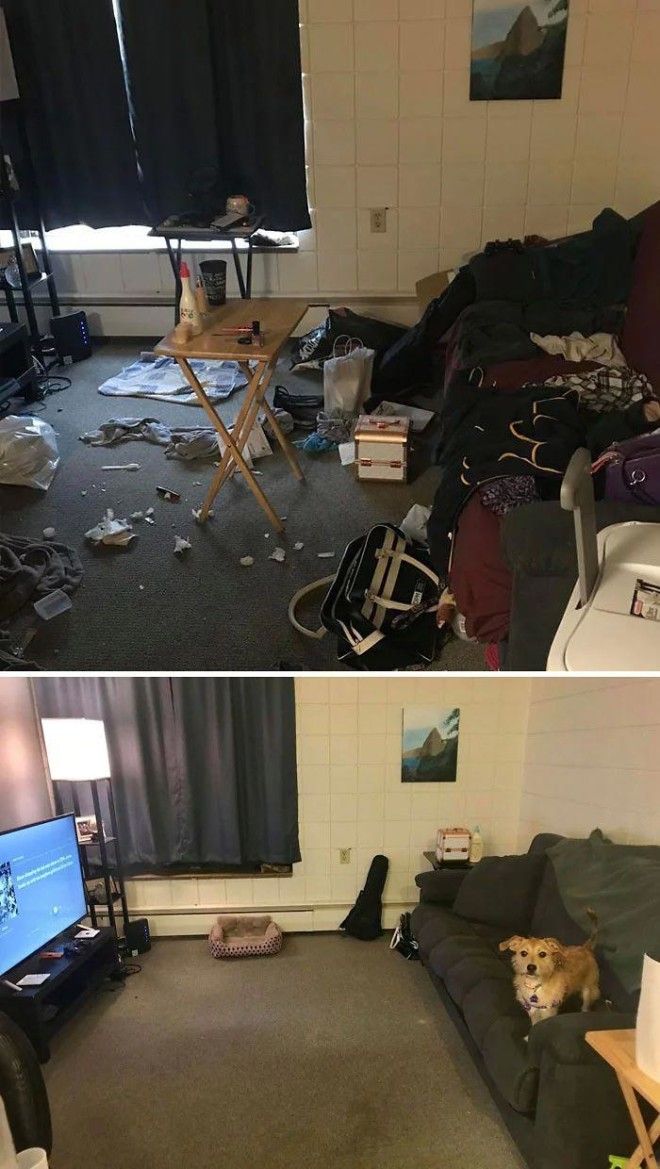 L19 кадров показывающих как меняется комнаты людей когда они в депрессии