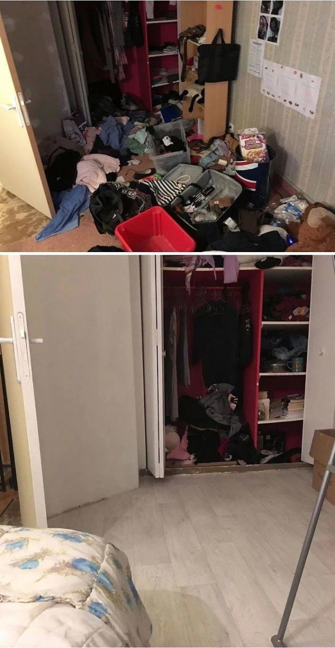 L19 кадров показывающих как меняется комнаты людей когда они в депрессии