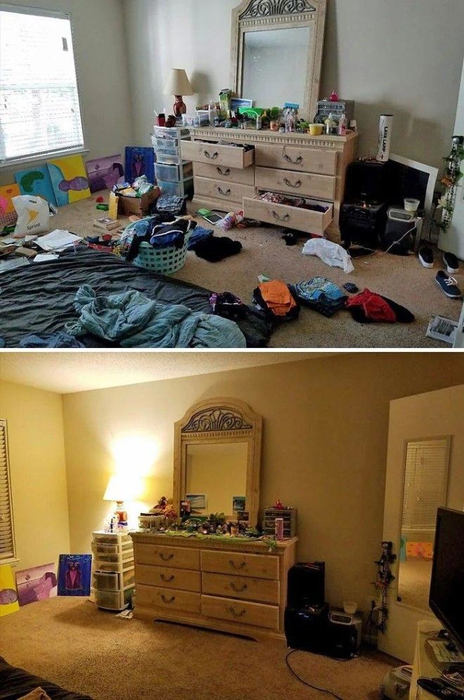 L19 кадров показывающих как меняется комнаты людей когда они в депрессии