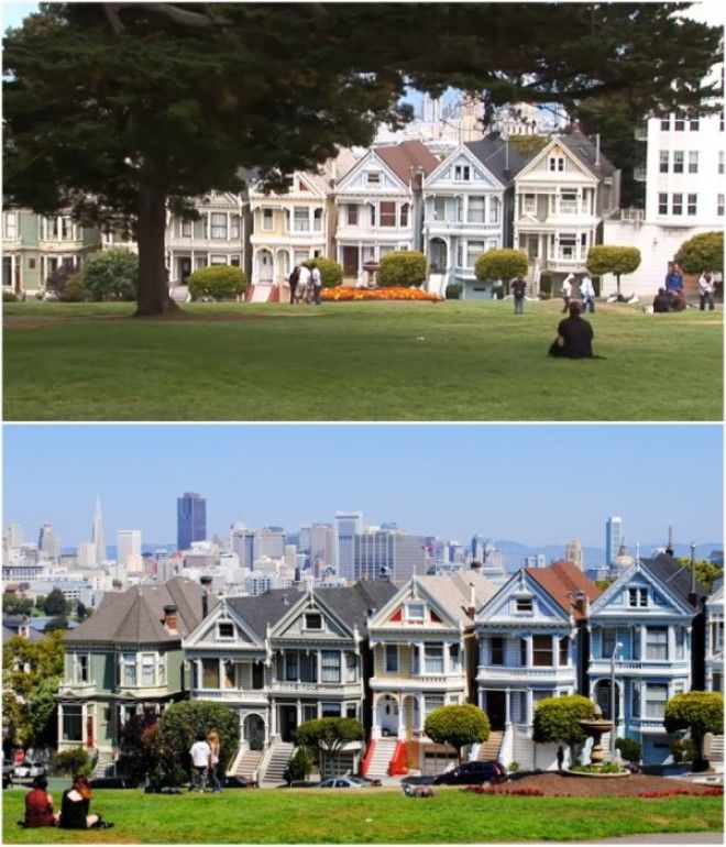 Теперь Painted Ladies настоящая достопримечательностьСанФранциско Фото youtubecom Subscribe Travel Discover