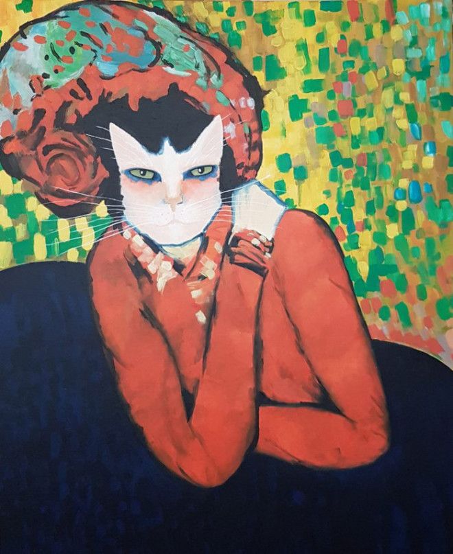 kotiki v jivopisi 4 9