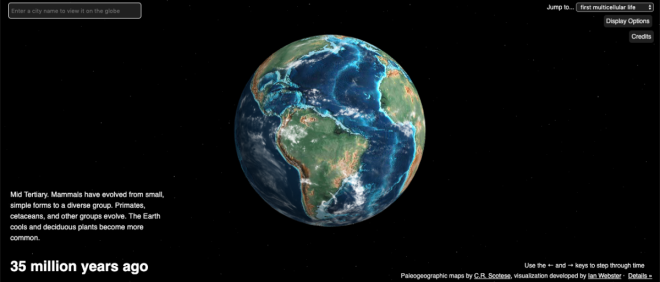 SВот как выглядела наша Земля 30 150 и 750 миллионов лет назад
