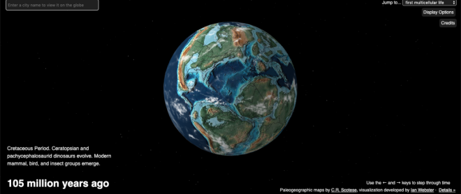 SВот как выглядела наша Земля 30 150 и 750 миллионов лет назад