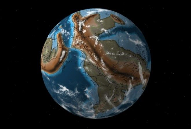 Когда-то на Земле был один континент.